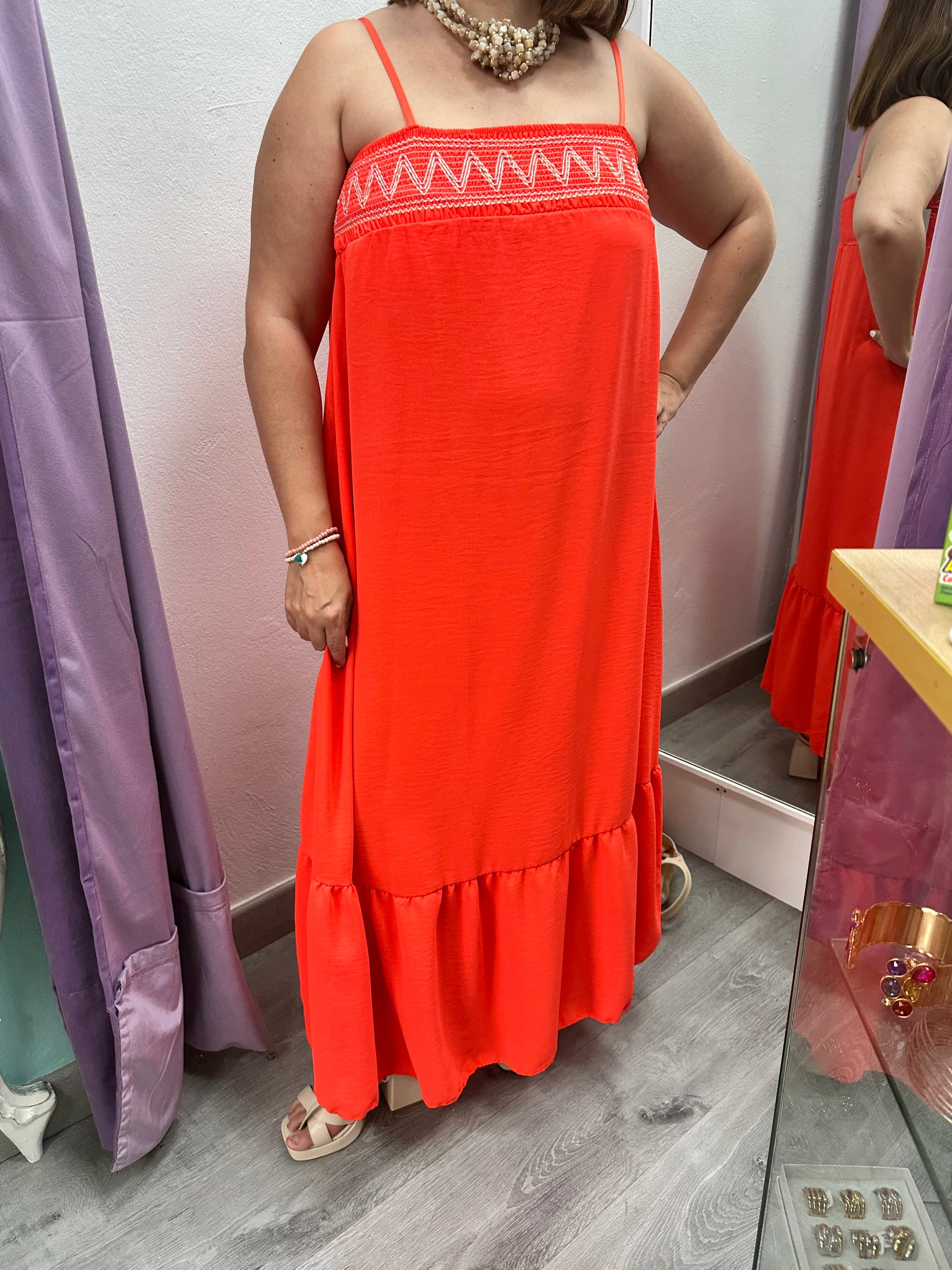 Vestido fluor